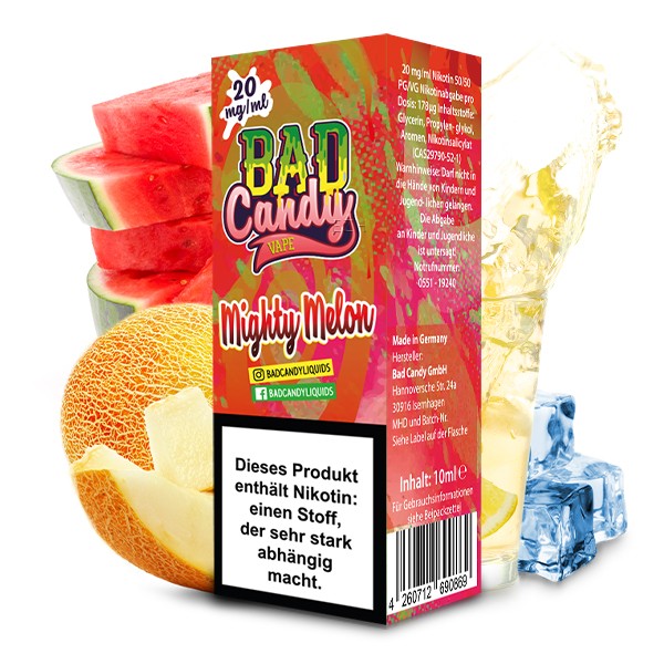 Liquid Mighty Melon - Bad Candy Nikotinsalz