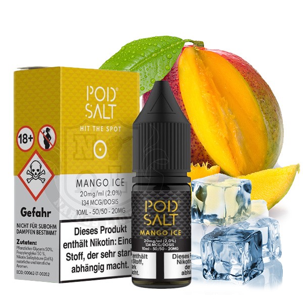 Liquid Mango Ice - Pod Salt Nikotinsalz