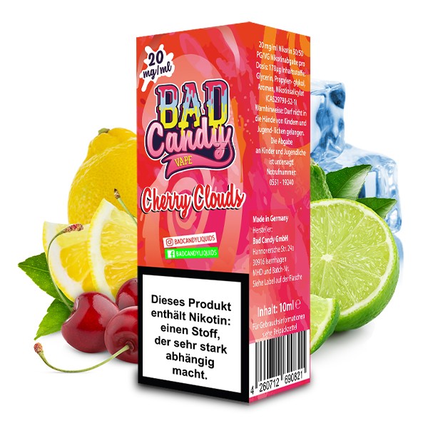 Liquid Cherry Clouds - Bad Candy Nikotinsalz