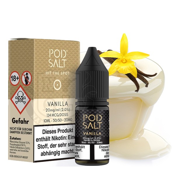 Liquid Vanilla - Pod Salt Nikotinsalz