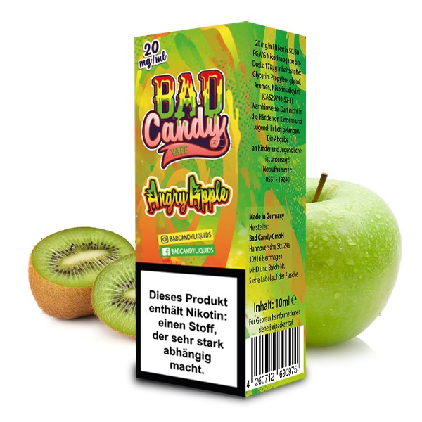 Liquid Angry Apple - Bad Candy Nikotinsalz